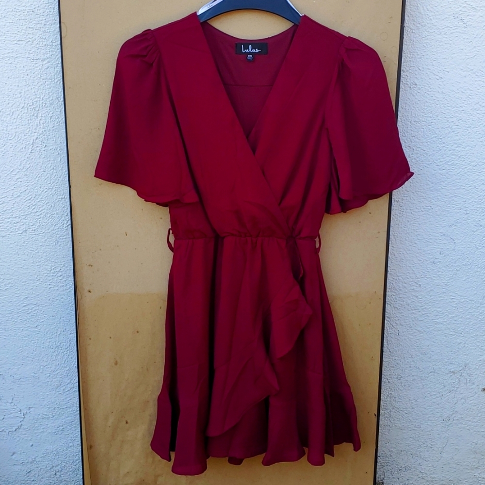 I am selling a burgundy lulu's dress.